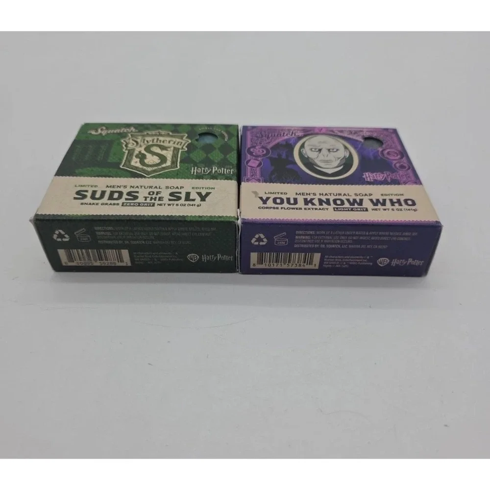 Dr. Squatch Harry Potter Soap Suds of the Sly & You Know Who Limited Edition 2pk